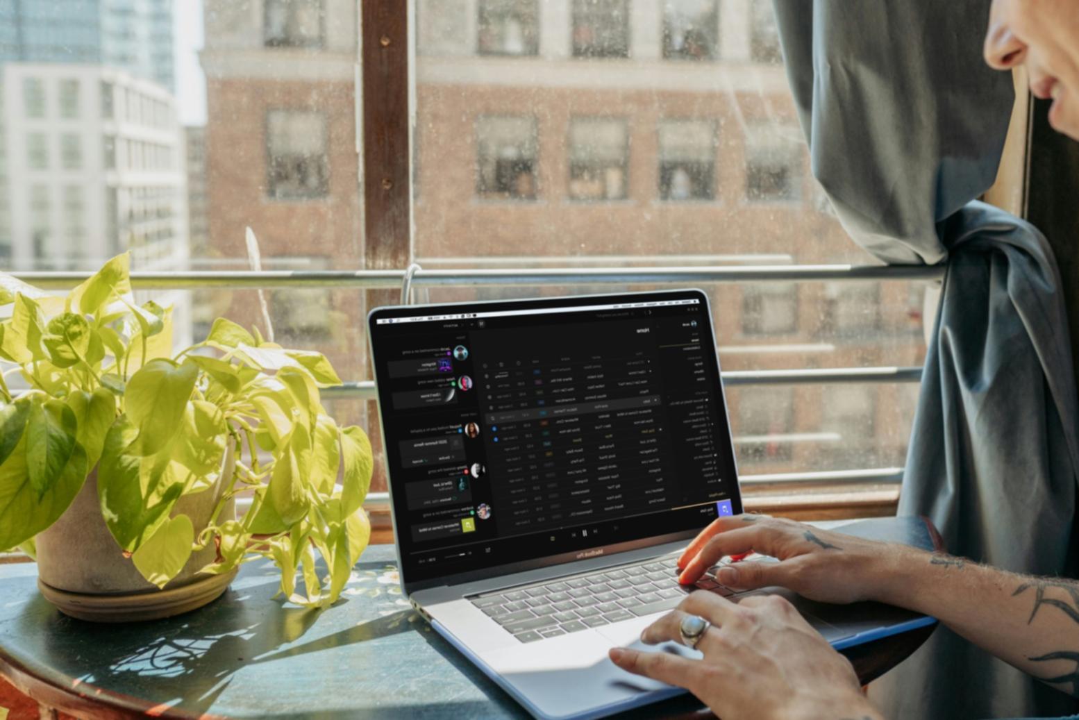 Group of professionals collaborating on financial analysis in modern office setting
